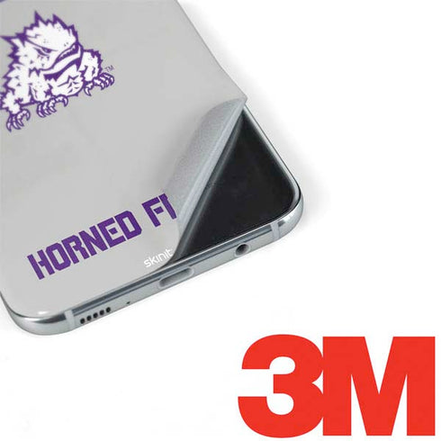 Texas Christian University Horned Frogs Logo Print Galaxy S8 Plus Skin